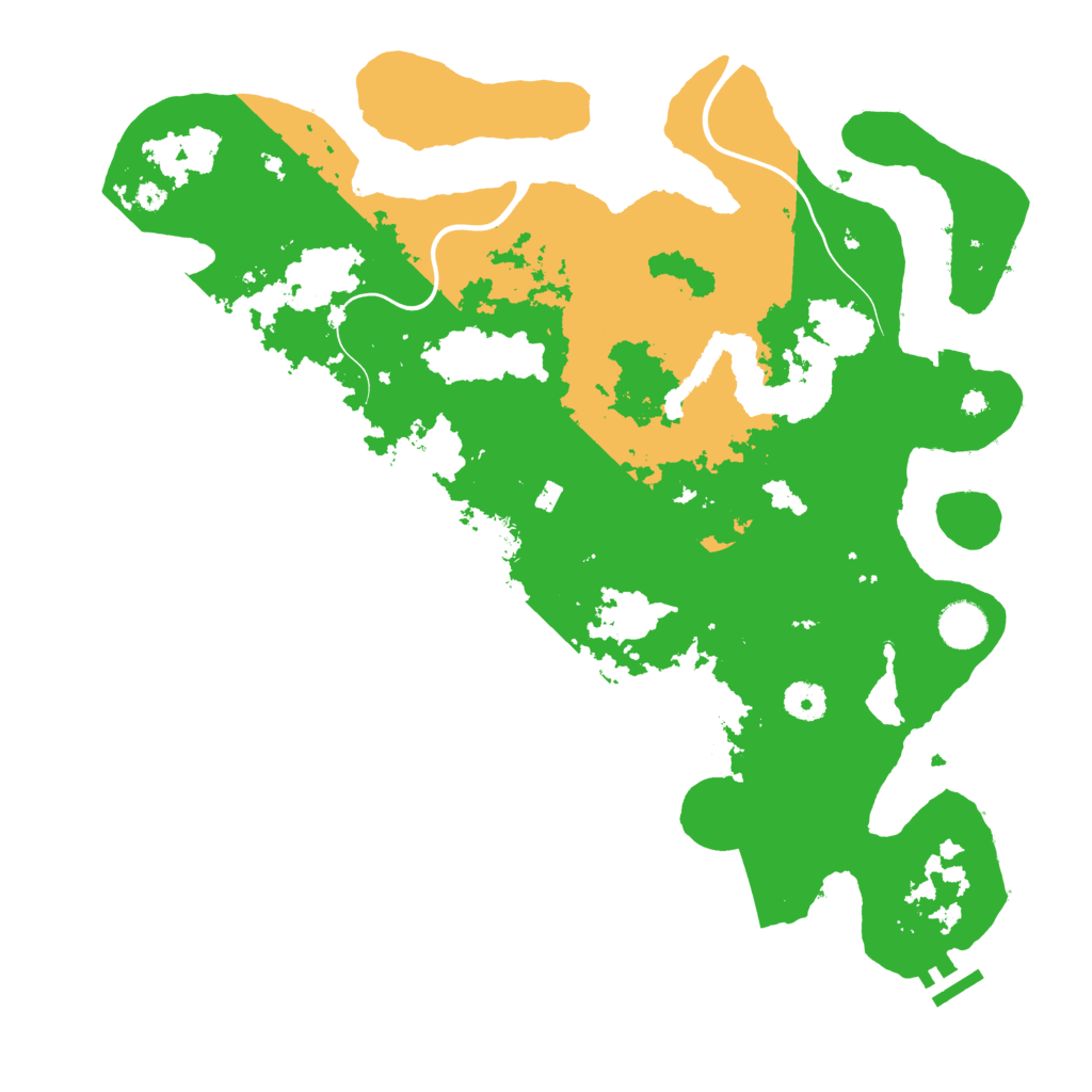 Biome Rust Map: Procedural Map, Size: 4000, Seed: 12389