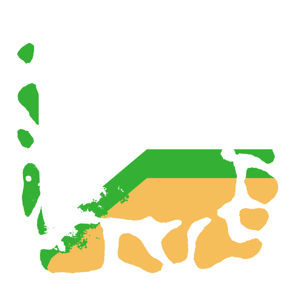 Biome Rust Map: Barren, Size: 4500, Seed: 41308