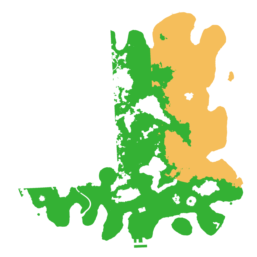 Biome Rust Map: Procedural Map, Size: 4000, Seed: 13845