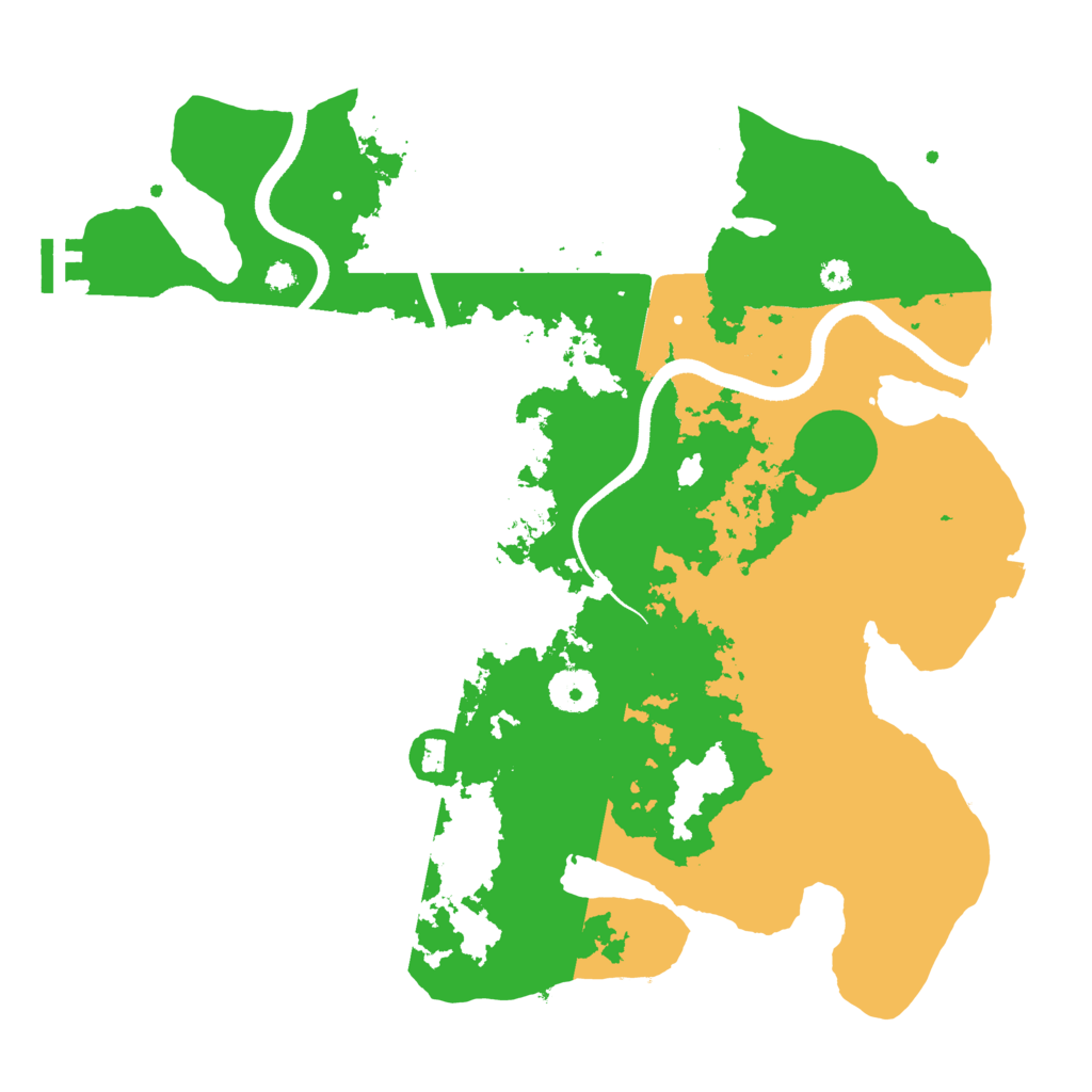 Biome Rust Map: Procedural Map, Size: 3500, Seed: 1794474973