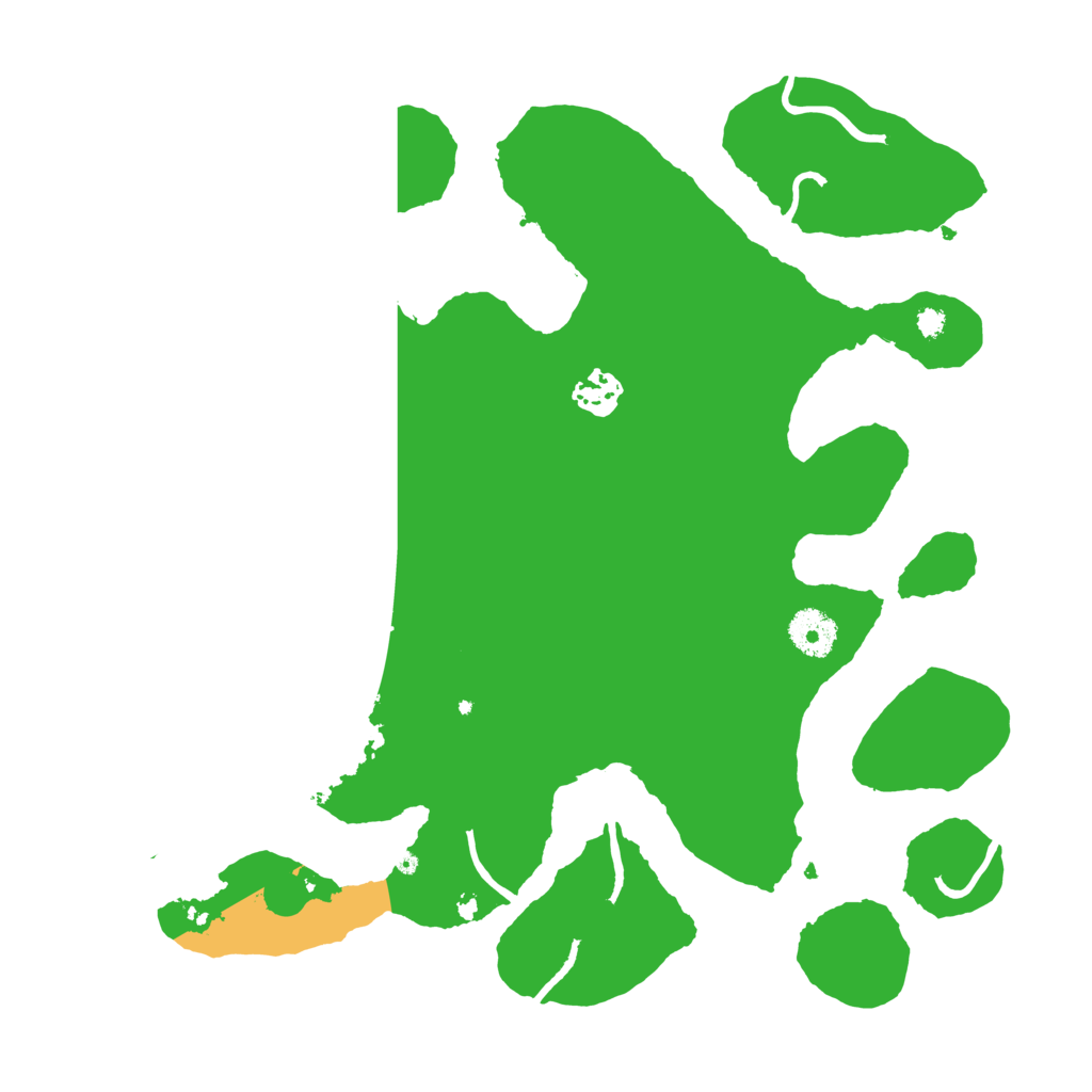 Biome Rust Map: Procedural Map, Size: 3500, Seed: 307203481