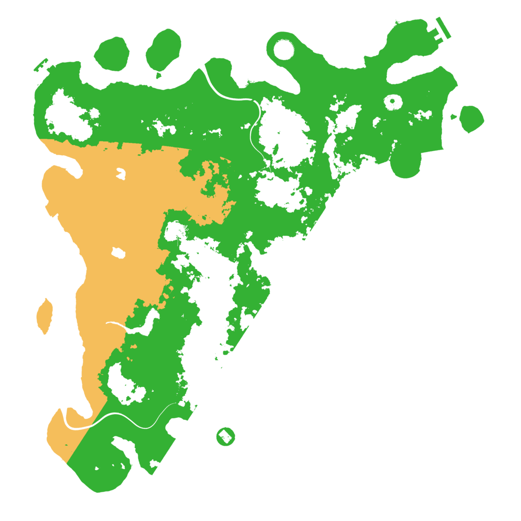 Biome Rust Map: Procedural Map, Size: 4500, Seed: 51308