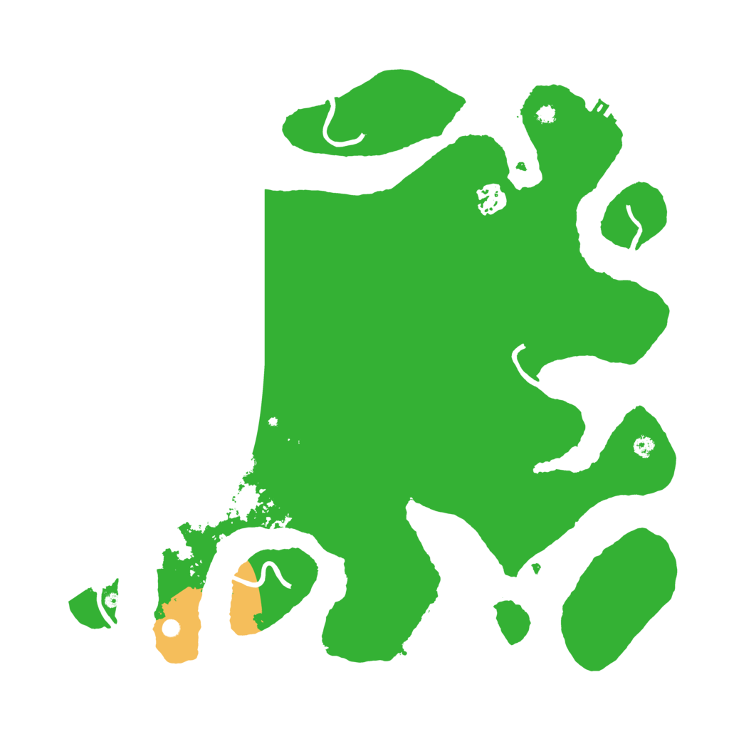 Biome Rust Map: Procedural Map, Size: 3600, Seed: 116