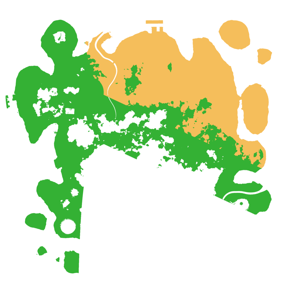 Biome Rust Map: Procedural Map, Size: 3500, Seed: 1990025765
