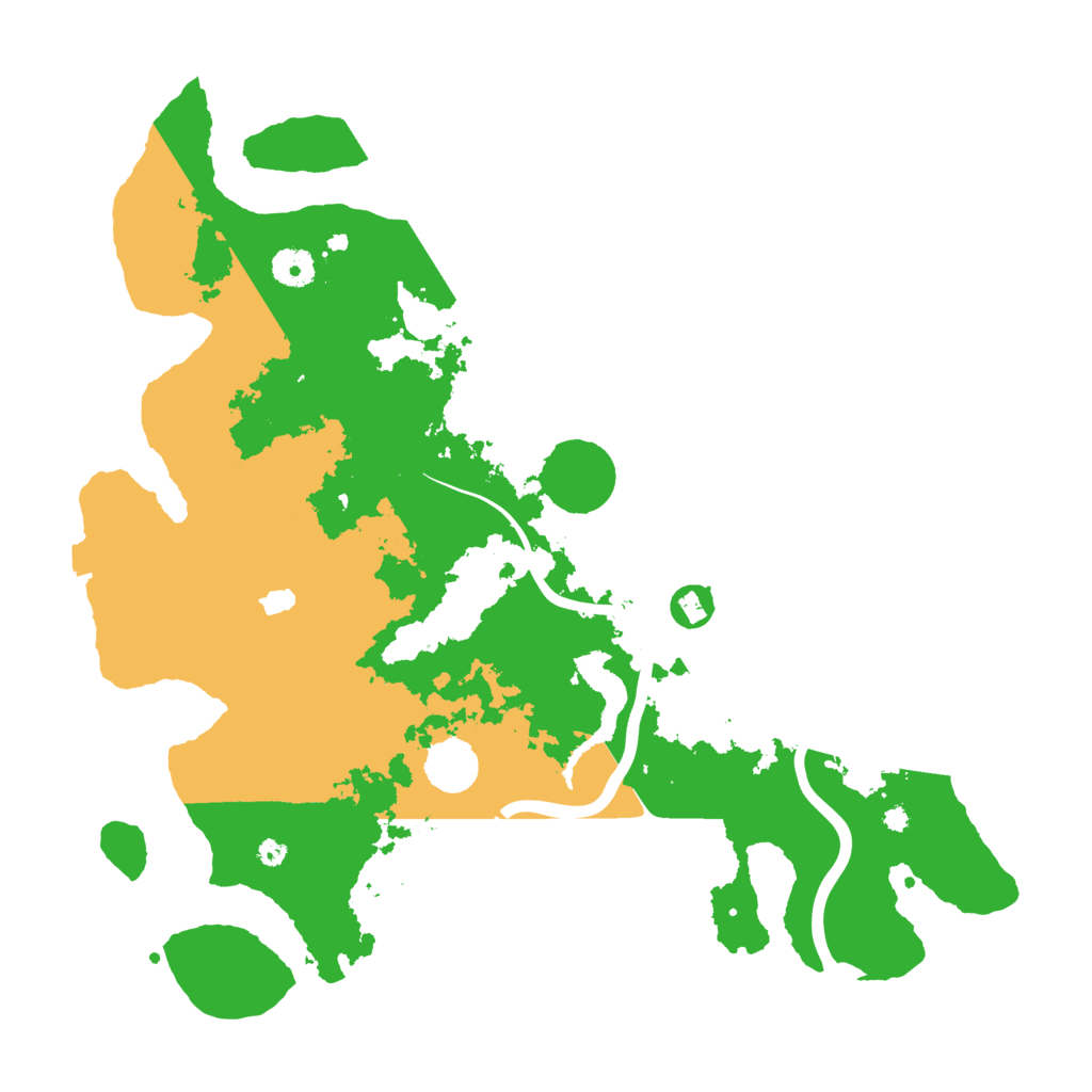 Biome Rust Map: Procedural Map, Size: 4000, Seed: 5434452