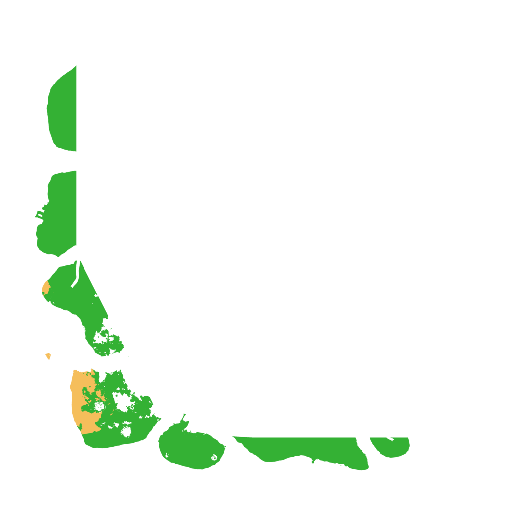 Biome Rust Map: Procedural Map, Size: 4300, Seed: 1984958822