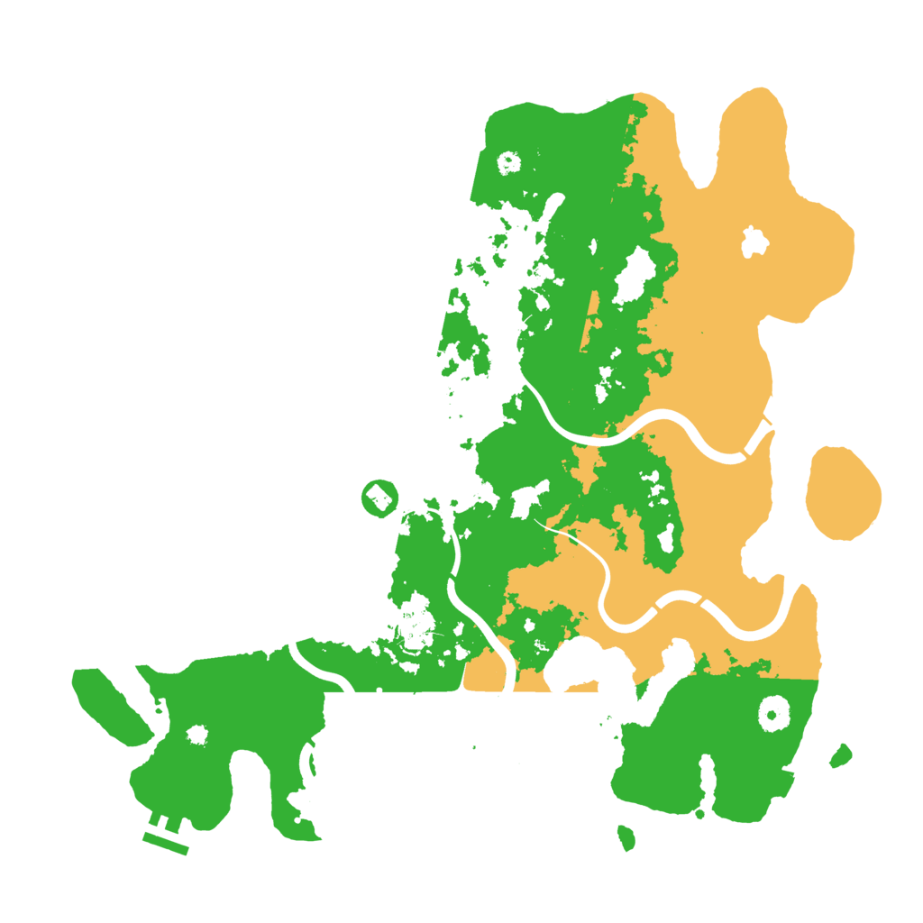 Biome Rust Map: Procedural Map, Size: 4000, Seed: 20210813