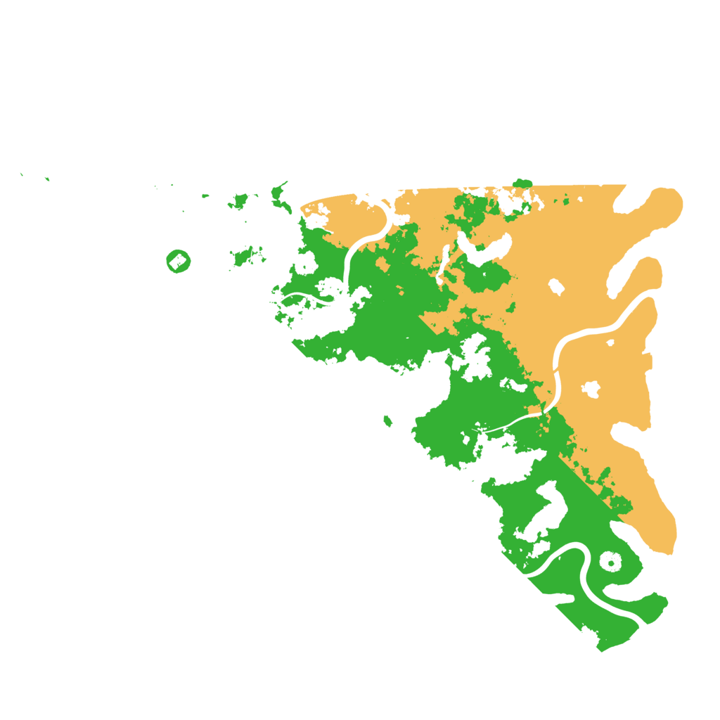 Biome Rust Map: Procedural Map, Size: 5000, Seed: 9284535