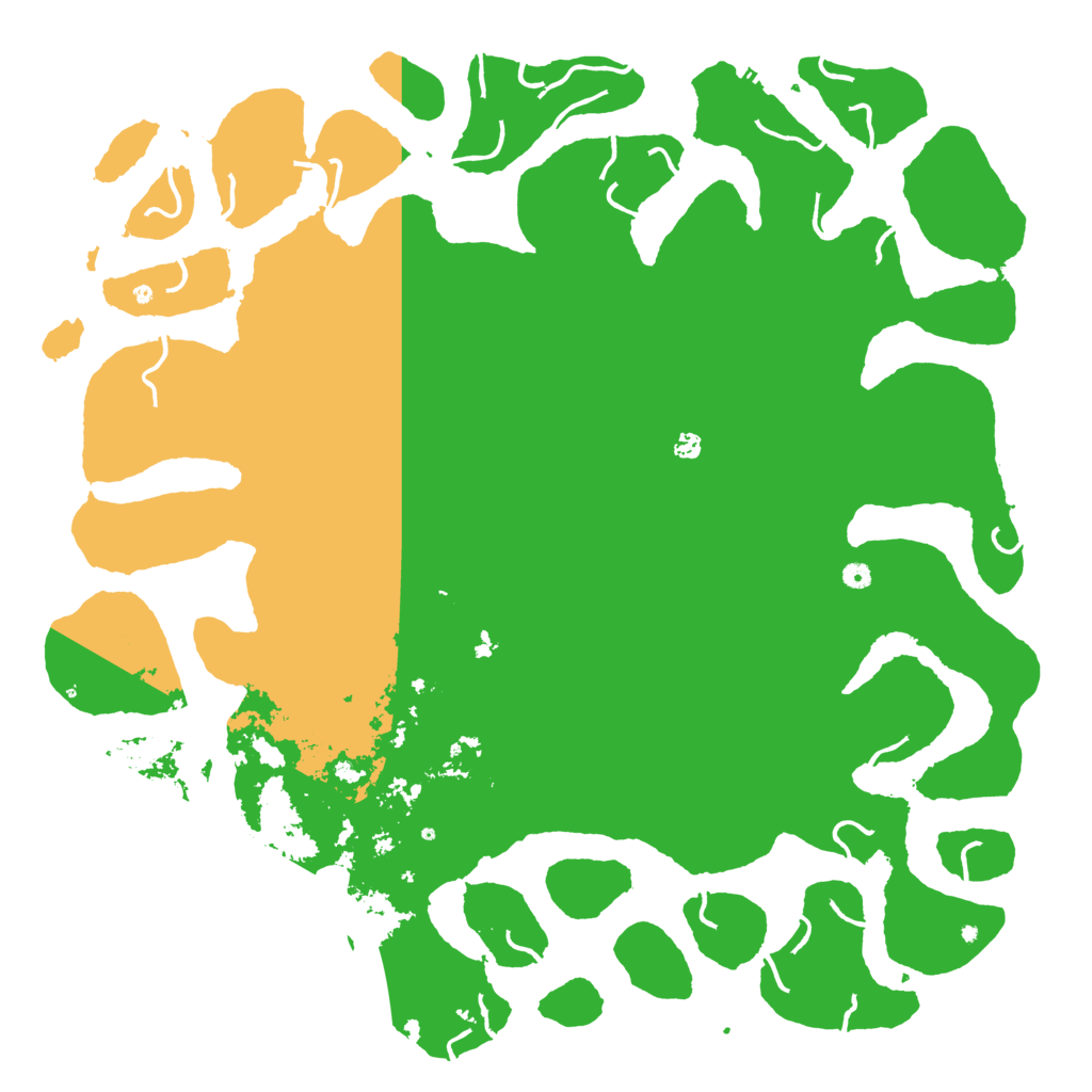 Biome Rust Map: Procedural Map, Size: 6000, Seed: 95486633