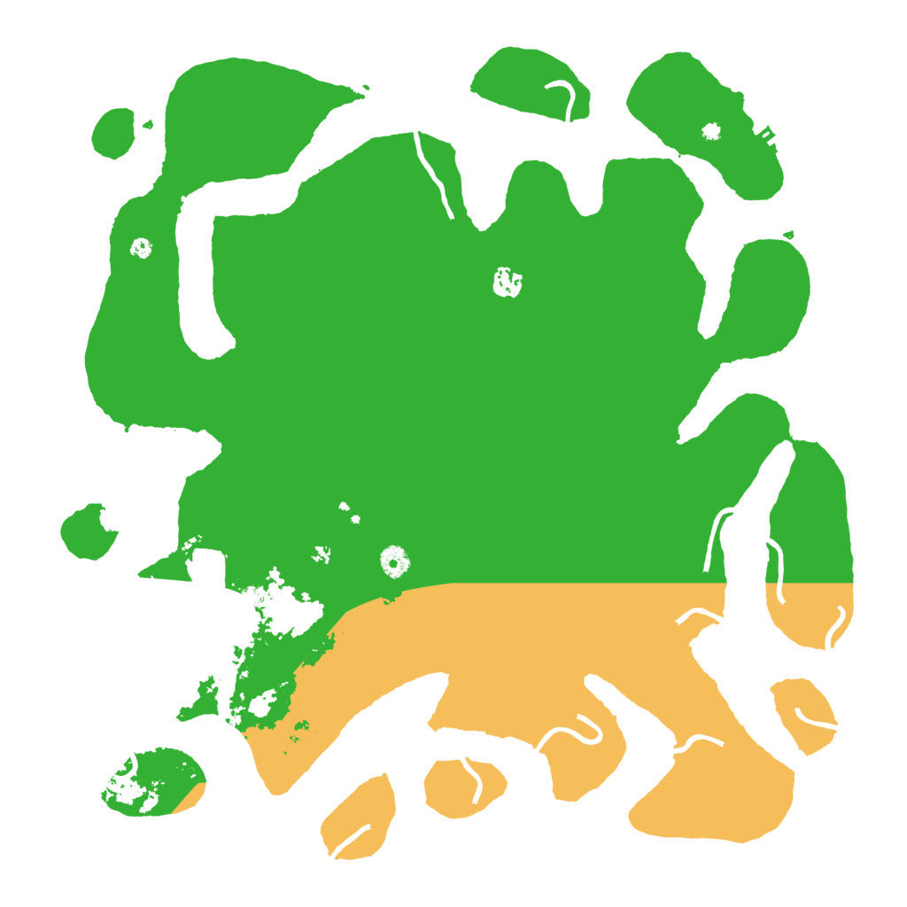 Biome Rust Map: Procedural Map, Size: 4500, Seed: 116546