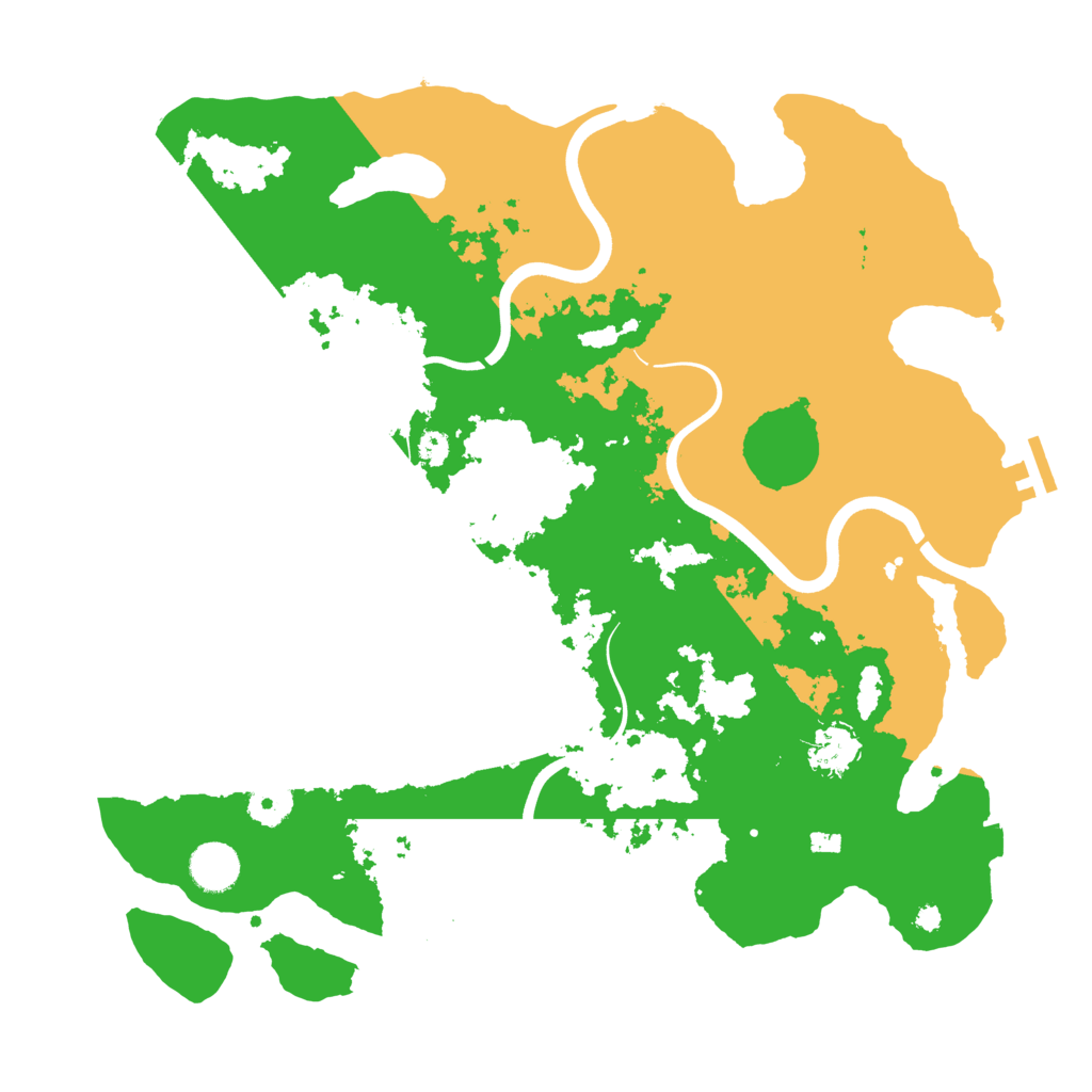 Biome Rust Map: Procedural Map, Size: 3850, Seed: 1344757428