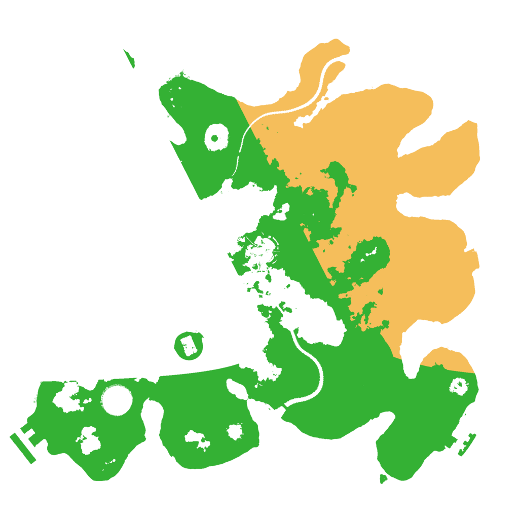 Biome Rust Map: Procedural Map, Size: 3000, Seed: 642262417