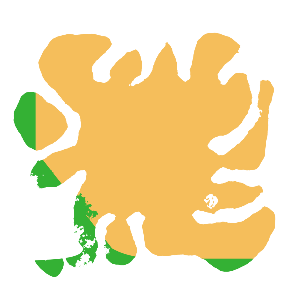 Biome Rust Map: Barren, Size: 3400, Seed: 119