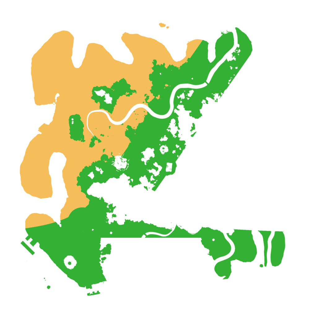 Biome Rust Map: Procedural Map, Size: 3750, Seed: 262504