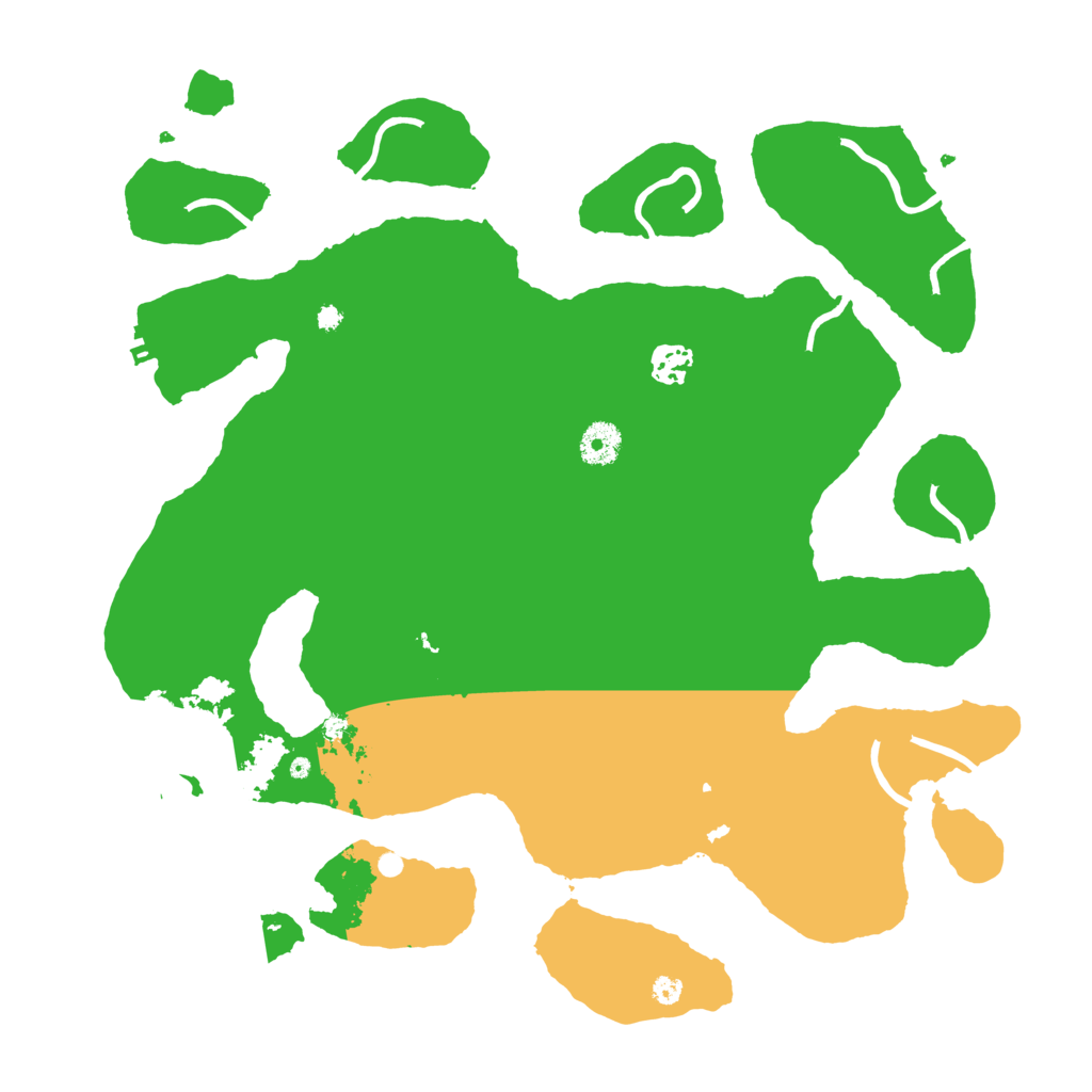 Biome Rust Map: Procedural Map, Size: 3850, Seed: 3867