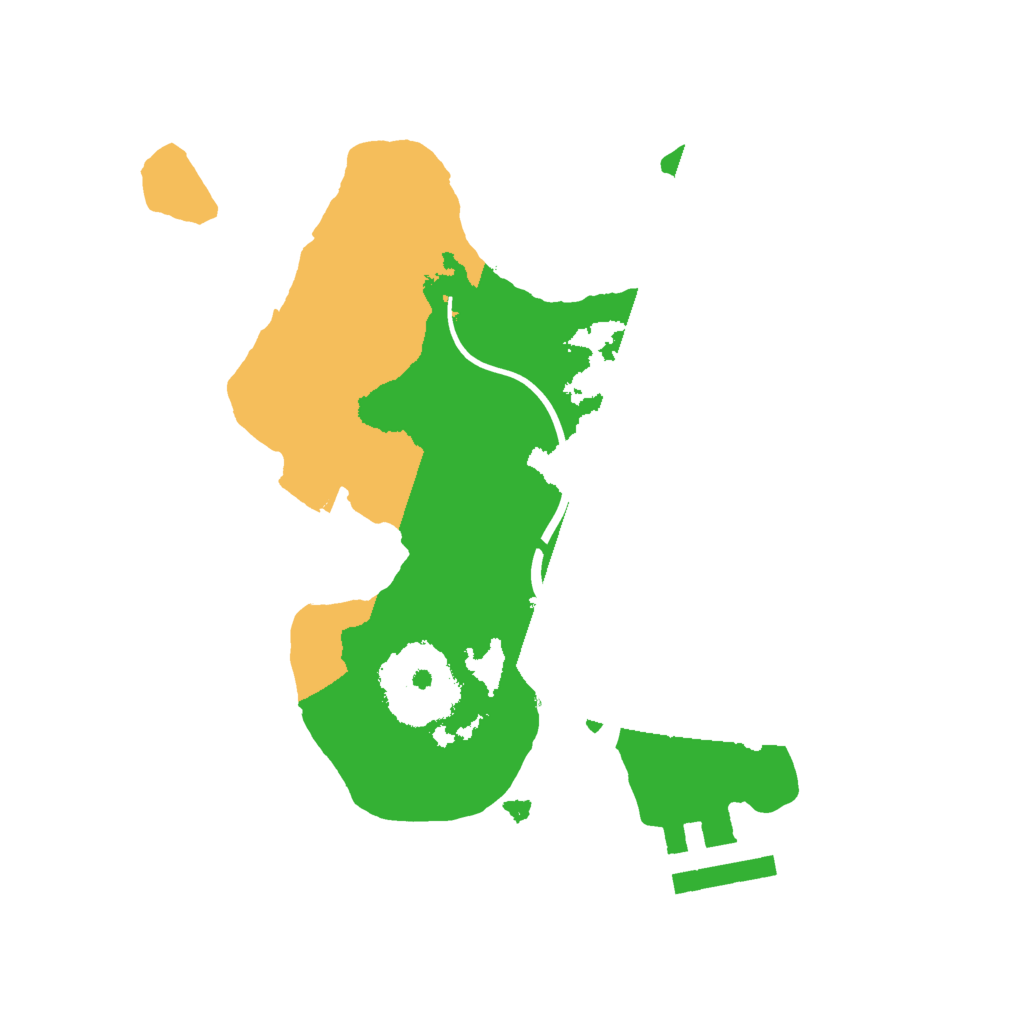 Biome Rust Map: Procedural Map, Size: 2000, Seed: 1326809030