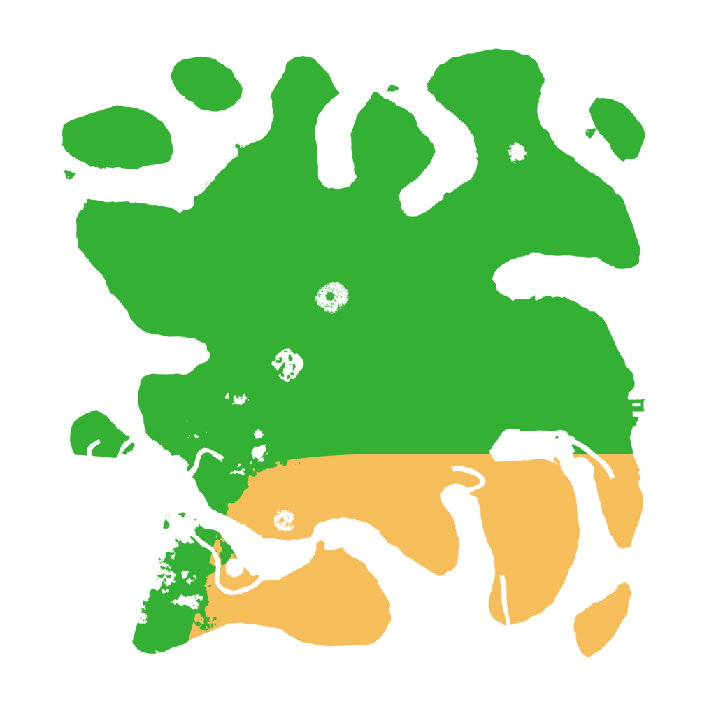 Biome Rust Map: Procedural Map, Size: 3500, Seed: 314381188