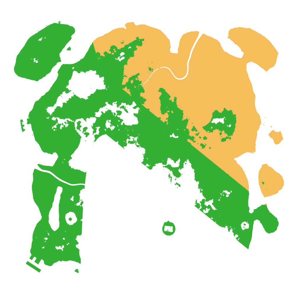 Biome Rust Map: Procedural Map, Size: 3750, Seed: 40095487