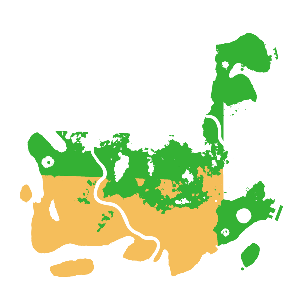 Biome Rust Map: Procedural Map, Size: 3800, Seed: 1204