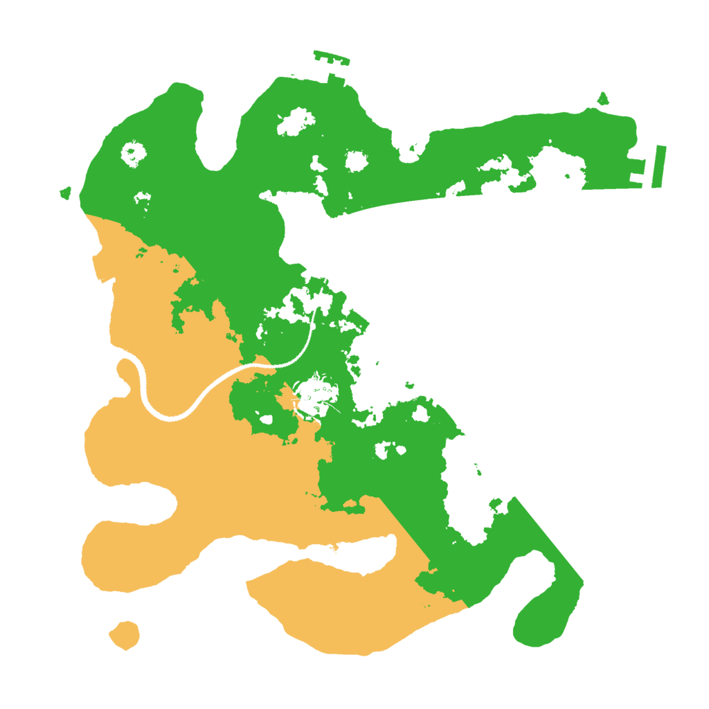 Biome Rust Map: Procedural Map, Size: 2900, Seed: 98097