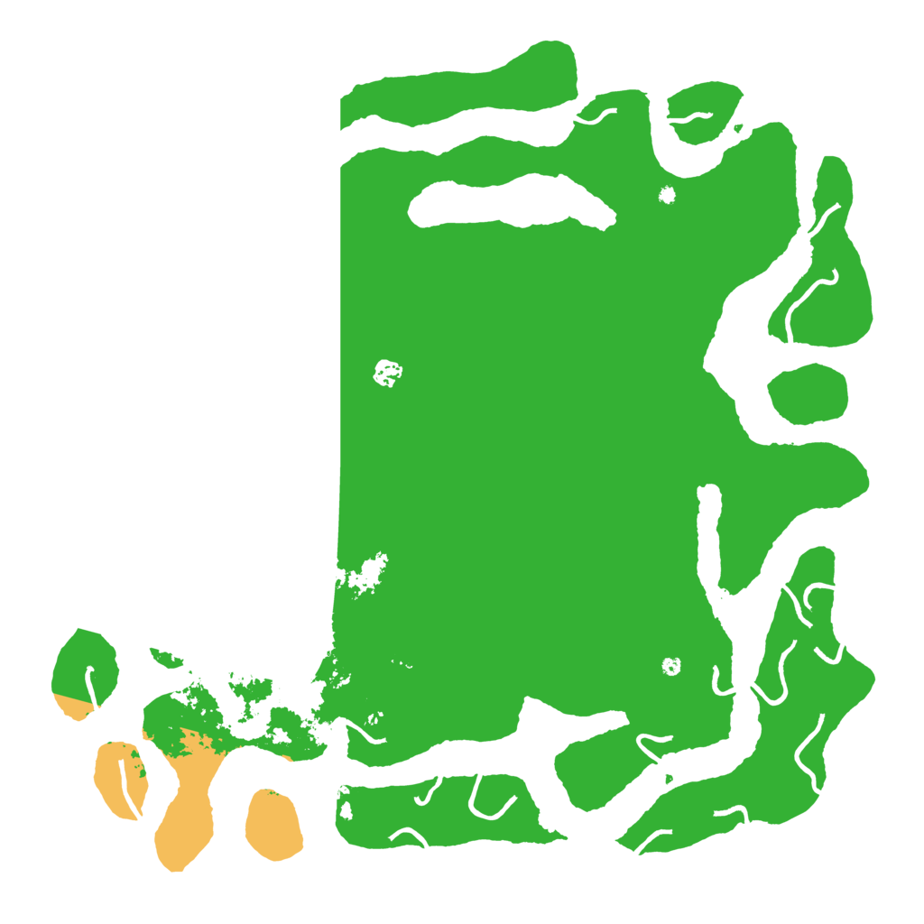 Biome Rust Map: Procedural Map, Size: 5000, Seed: 25167