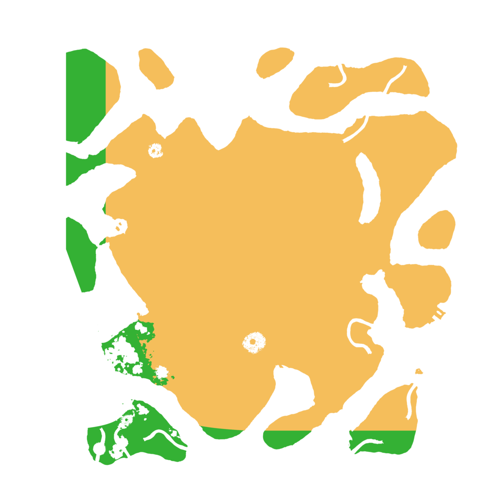 Biome Rust Map: Procedural Map, Size: 3500, Seed: 486872288