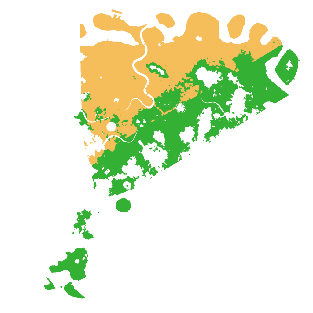 Biome Rust Map: Procedural Map, Size: 6000, Seed: 9191