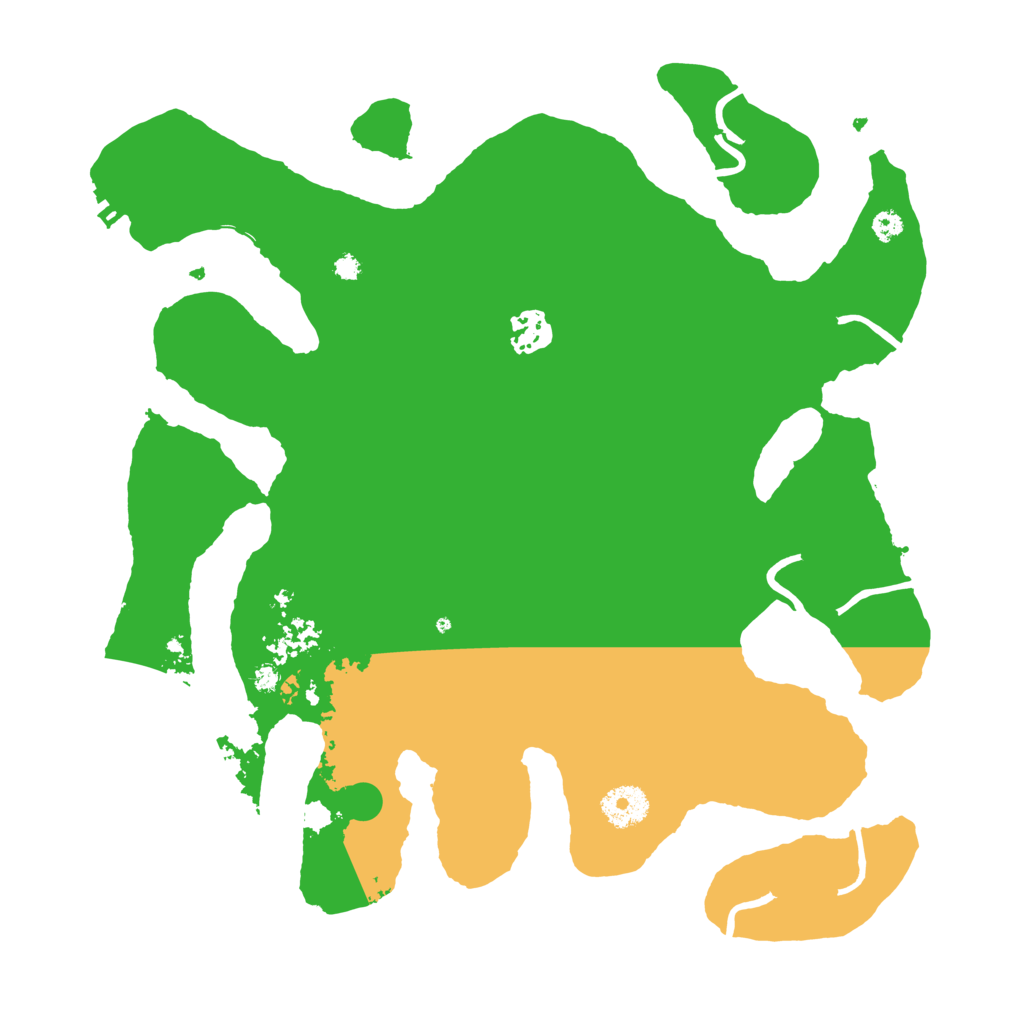 Biome Rust Map: Procedural Map, Size: 3500, Seed: 14154151