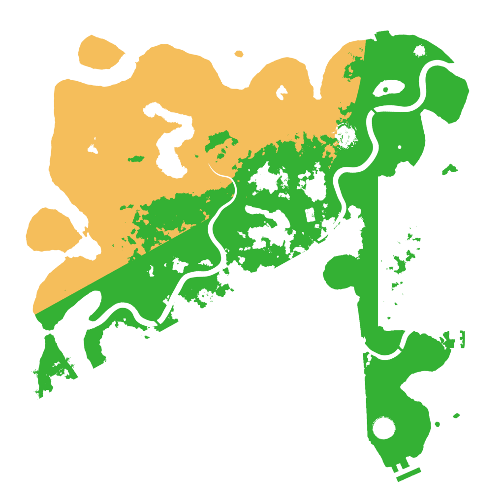 Biome Rust Map: Procedural Map, Size: 4000, Seed: 897854
