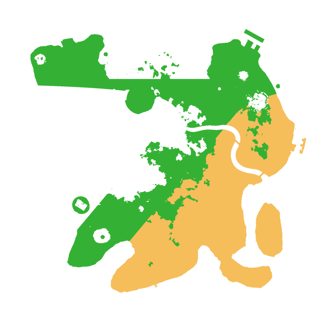 Biome Rust Map: Procedural Map, Size: 3000, Seed: 793696299
