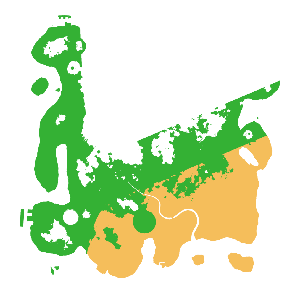 Biome Rust Map: Procedural Map, Size: 3500, Seed: 281359024