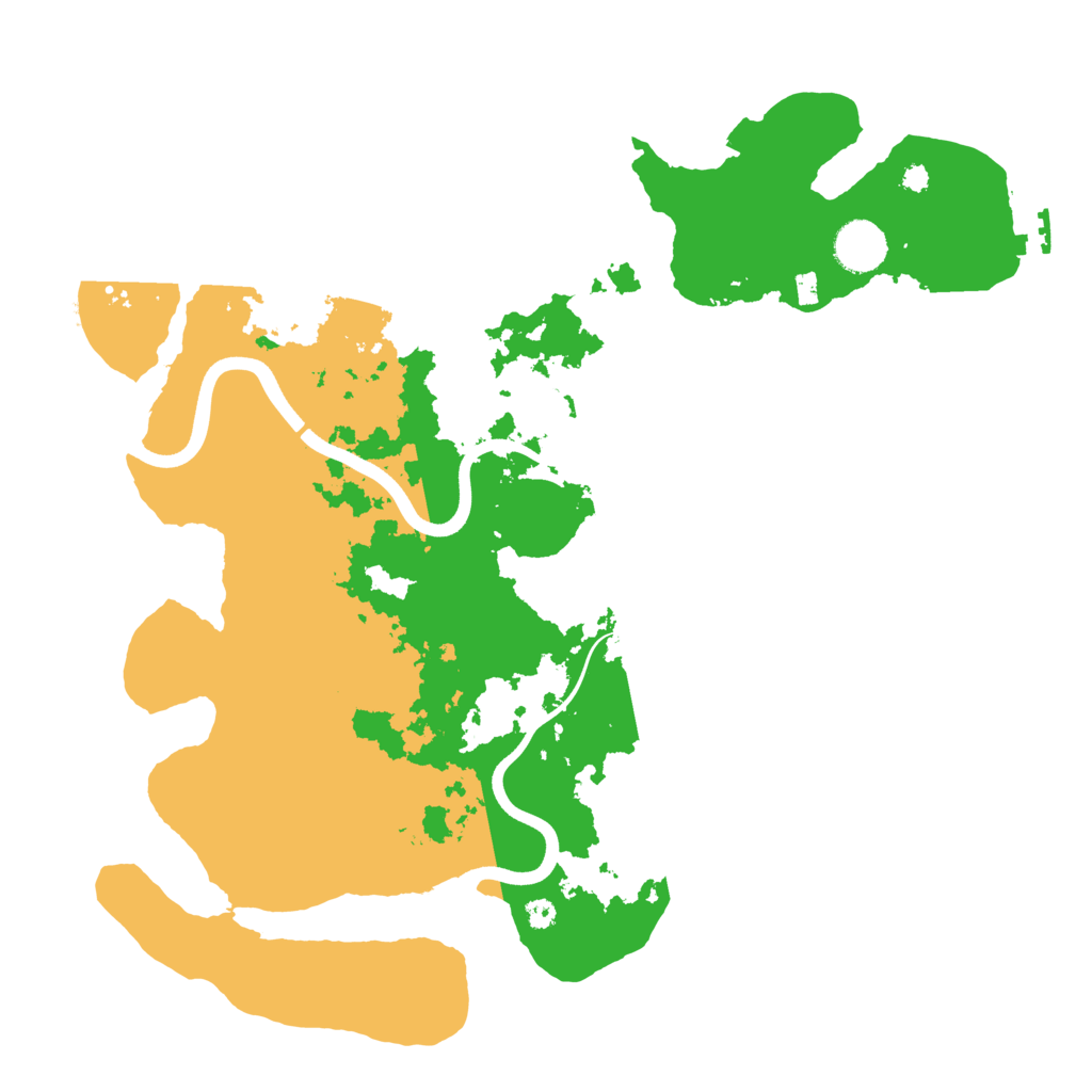 Biome Rust Map: Procedural Map, Size: 3700, Seed: 1423393394