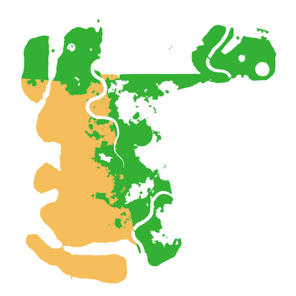Biome Rust Map: Procedural Map, Size: 3700, Seed: 1423393394