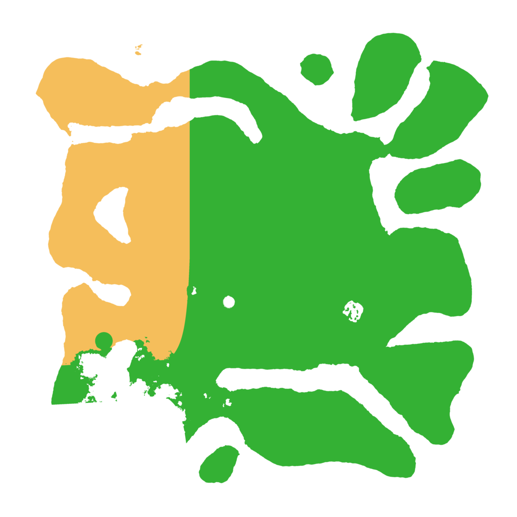 Biome Rust Map: Barren, Size: 3900, Seed: 254372