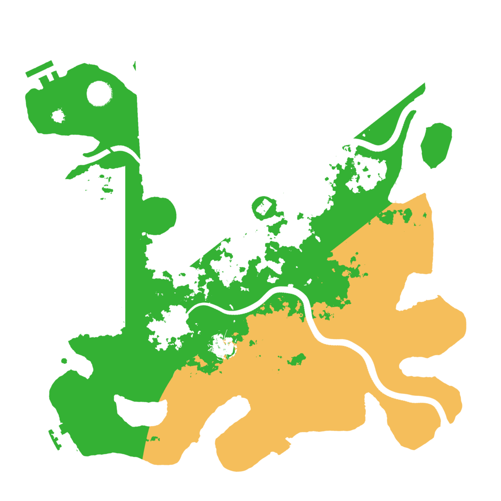 Biome Rust Map: Procedural Map, Size: 3500, Seed: 1144755430