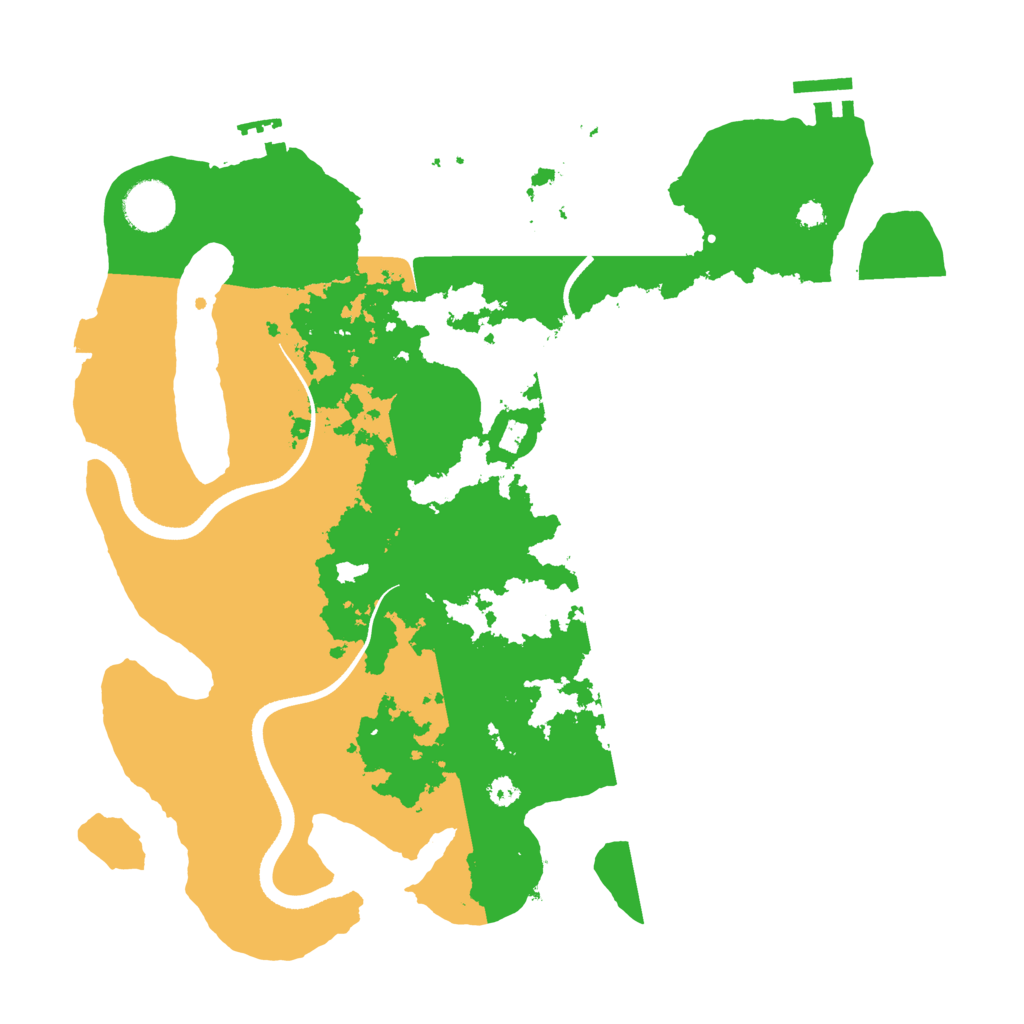 Biome Rust Map: Procedural Map, Size: 3500, Seed: 1609127020