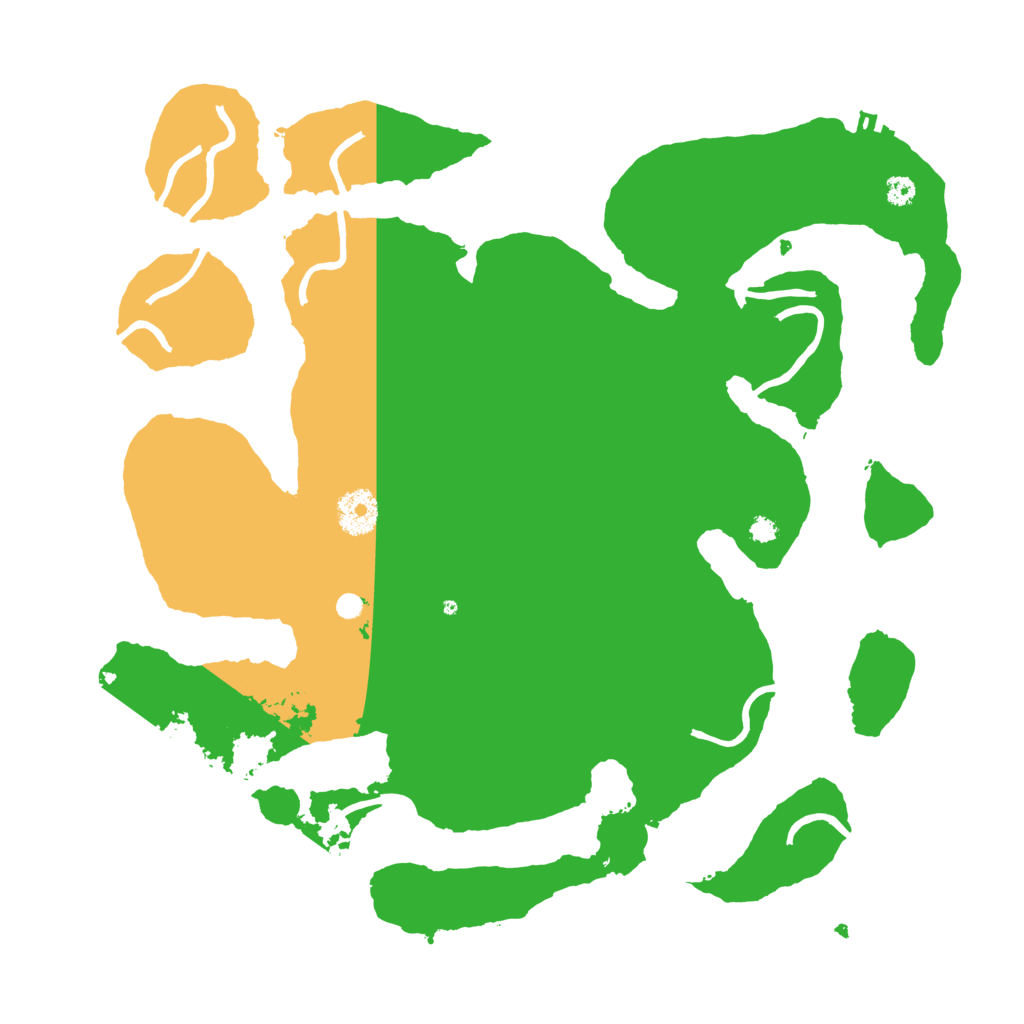 Biome Rust Map: Procedural Map, Size: 3500, Seed: 611323798