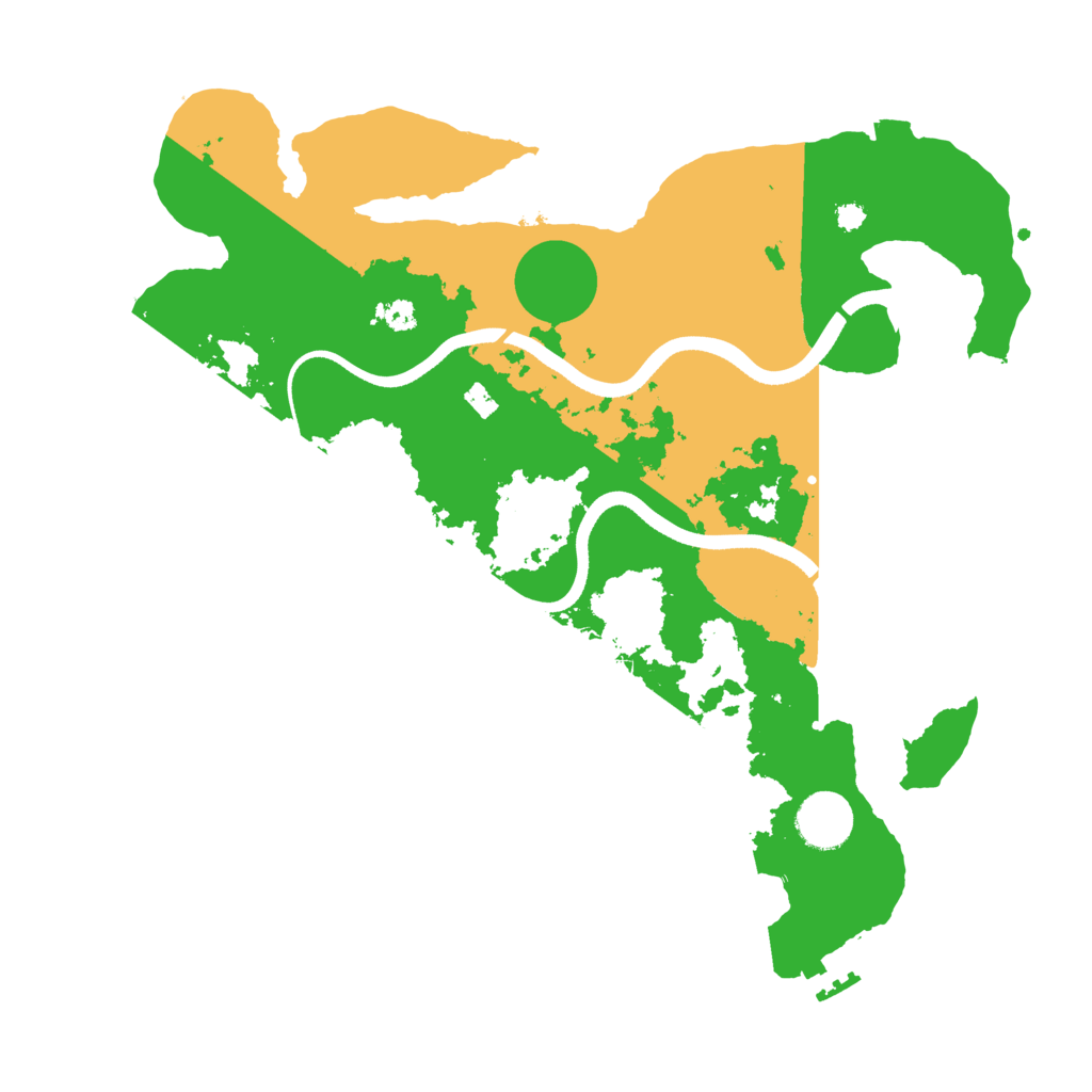 Biome Rust Map: Procedural Map, Size: 3500, Seed: 611323798