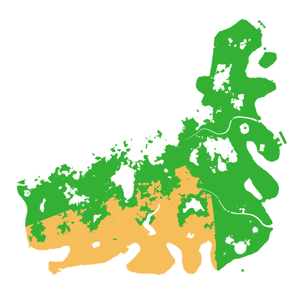 Biome Rust Map: Procedural Map, Size: 4500, Seed: 719634776