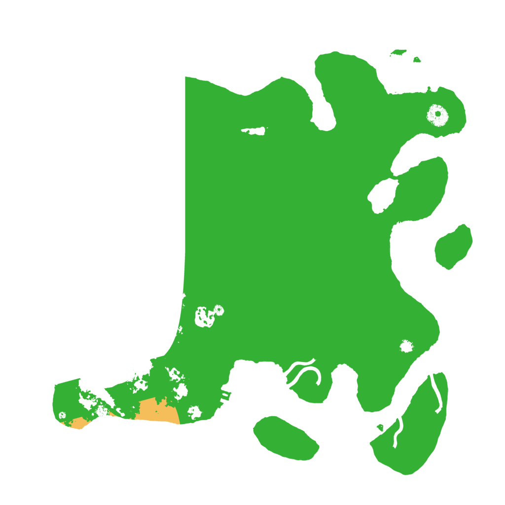 Biome Rust Map: Procedural Map, Size: 3600, Seed: 1445180959