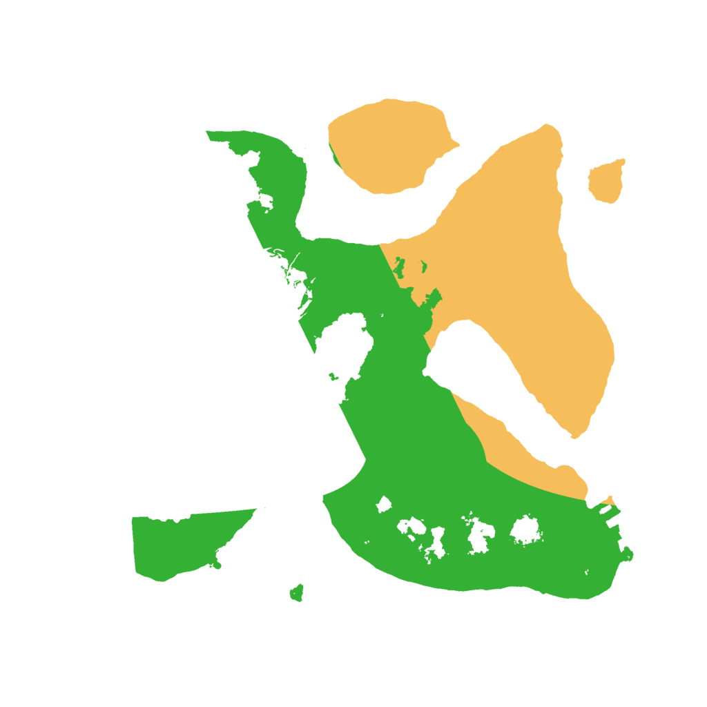 Biome Rust Map: Procedural Map, Size: 2200, Seed: 123456