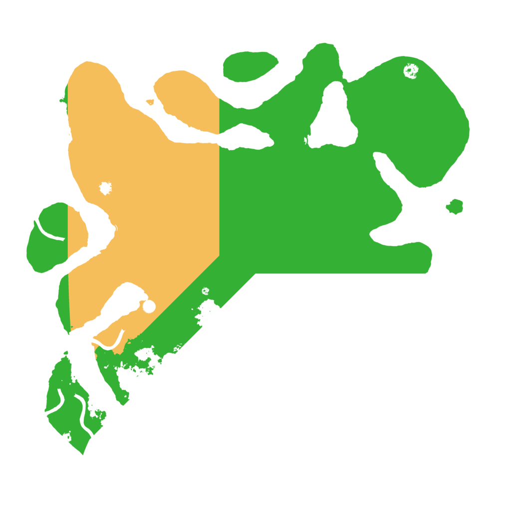 Biome Rust Map: Procedural Map, Size: 3500, Seed: 482613003