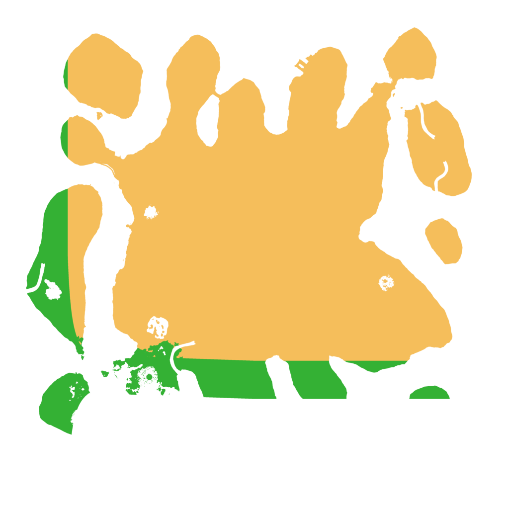 Biome Rust Map: Procedural Map, Size: 3500, Seed: 602098