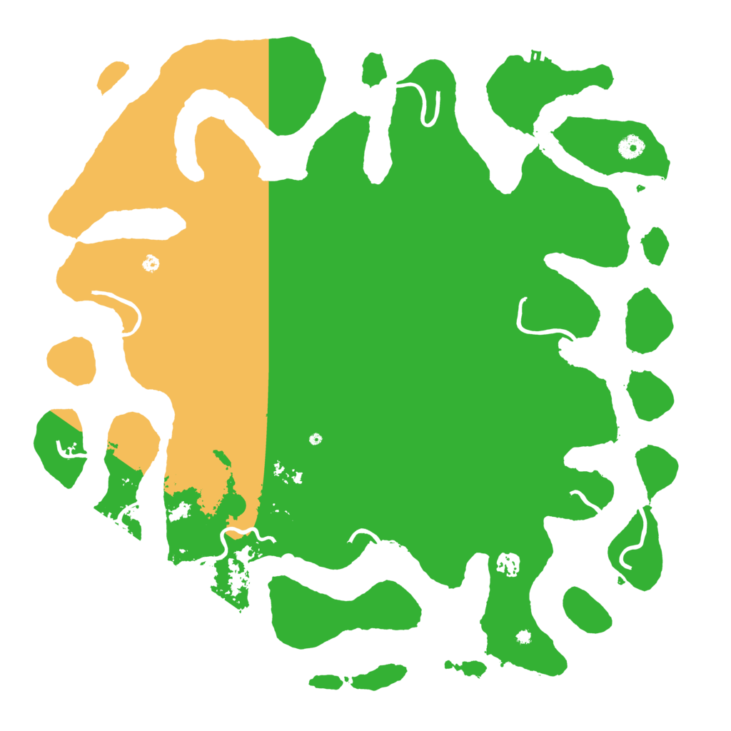 Biome Rust Map: Procedural Map, Size: 4500, Seed: 1335595803