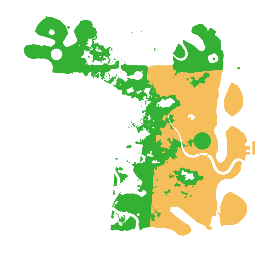 Biome Rust Map: Procedural Map, Size: 4000, Seed: 290891555