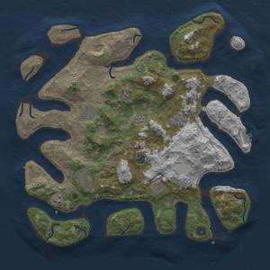 Thumbnail Rust Map: Procedural Map, Size: 4250, Seed: 25, 20 Monuments