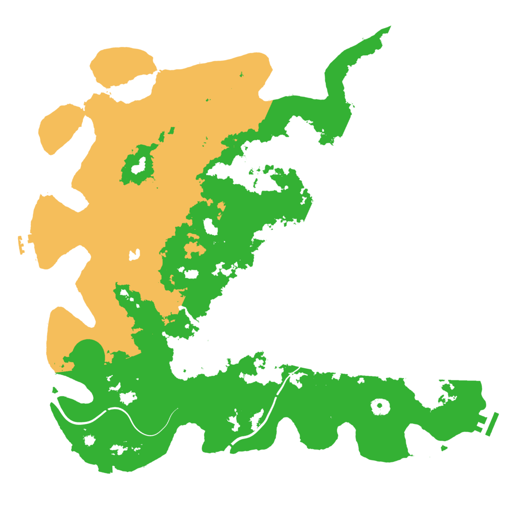 Biome Rust Map: Procedural Map, Size: 4250, Seed: 25