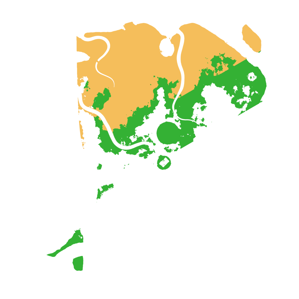 Biome Rust Map: Procedural Map, Size: 3500, Seed: 1027196971