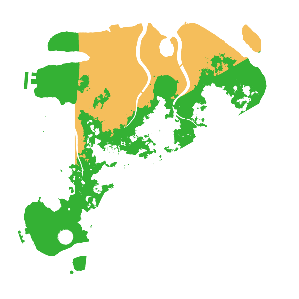 Biome Rust Map: Procedural Map, Size: 3500, Seed: 1027196971