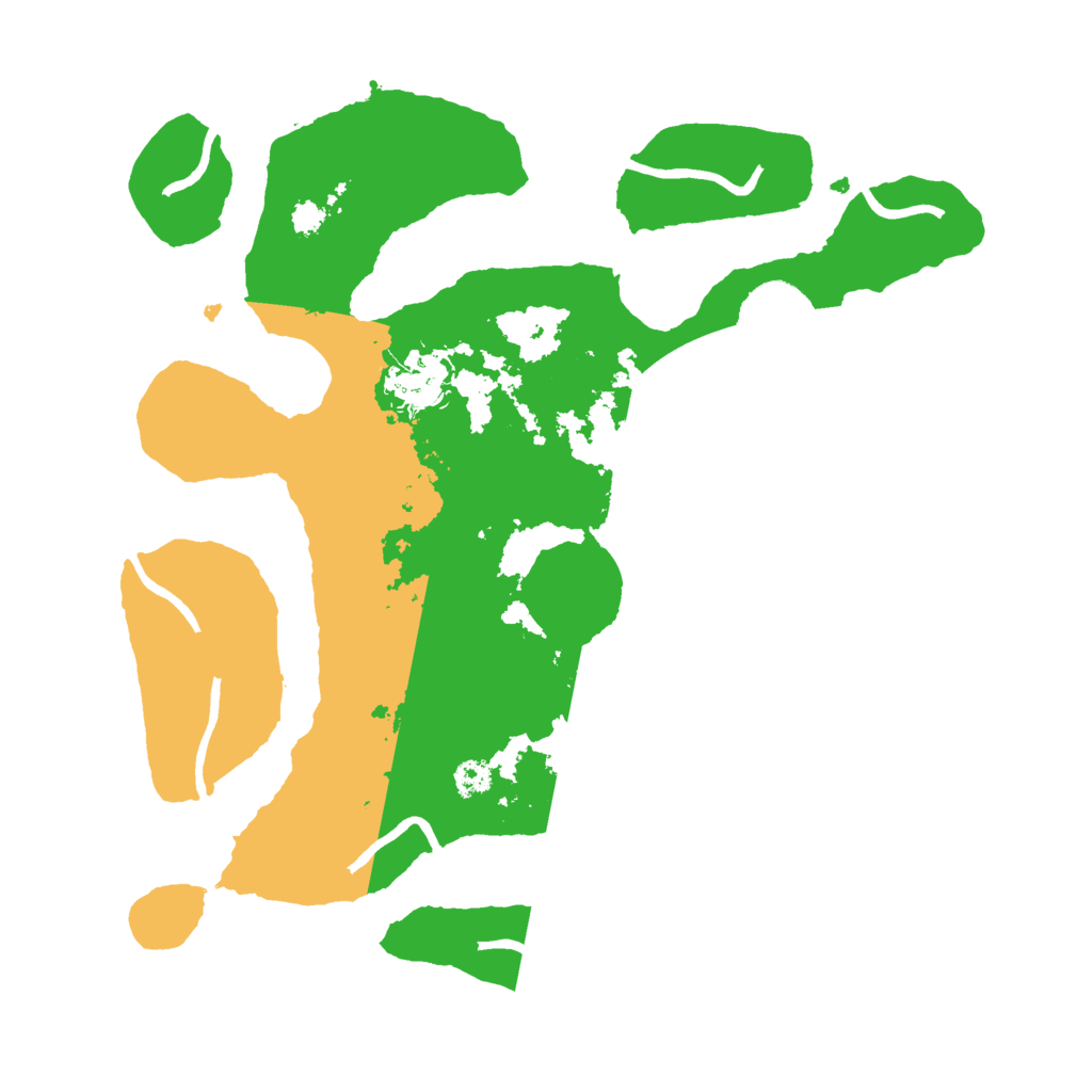 Biome Rust Map: Procedural Map, Size: 3000, Seed: 416072635